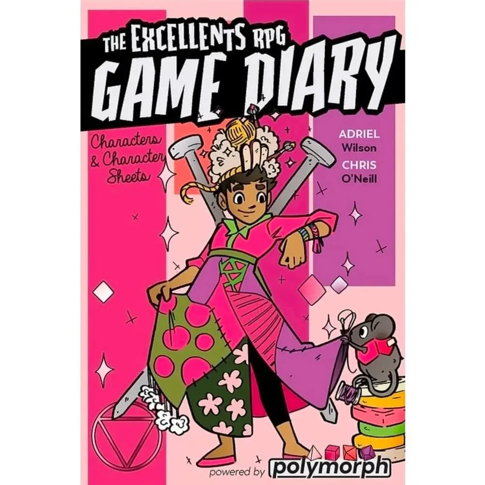 9th Level Games The Excellents RPG Game Diary Lot of 4 Books